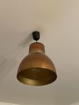 Candeeiro teto cor bronze