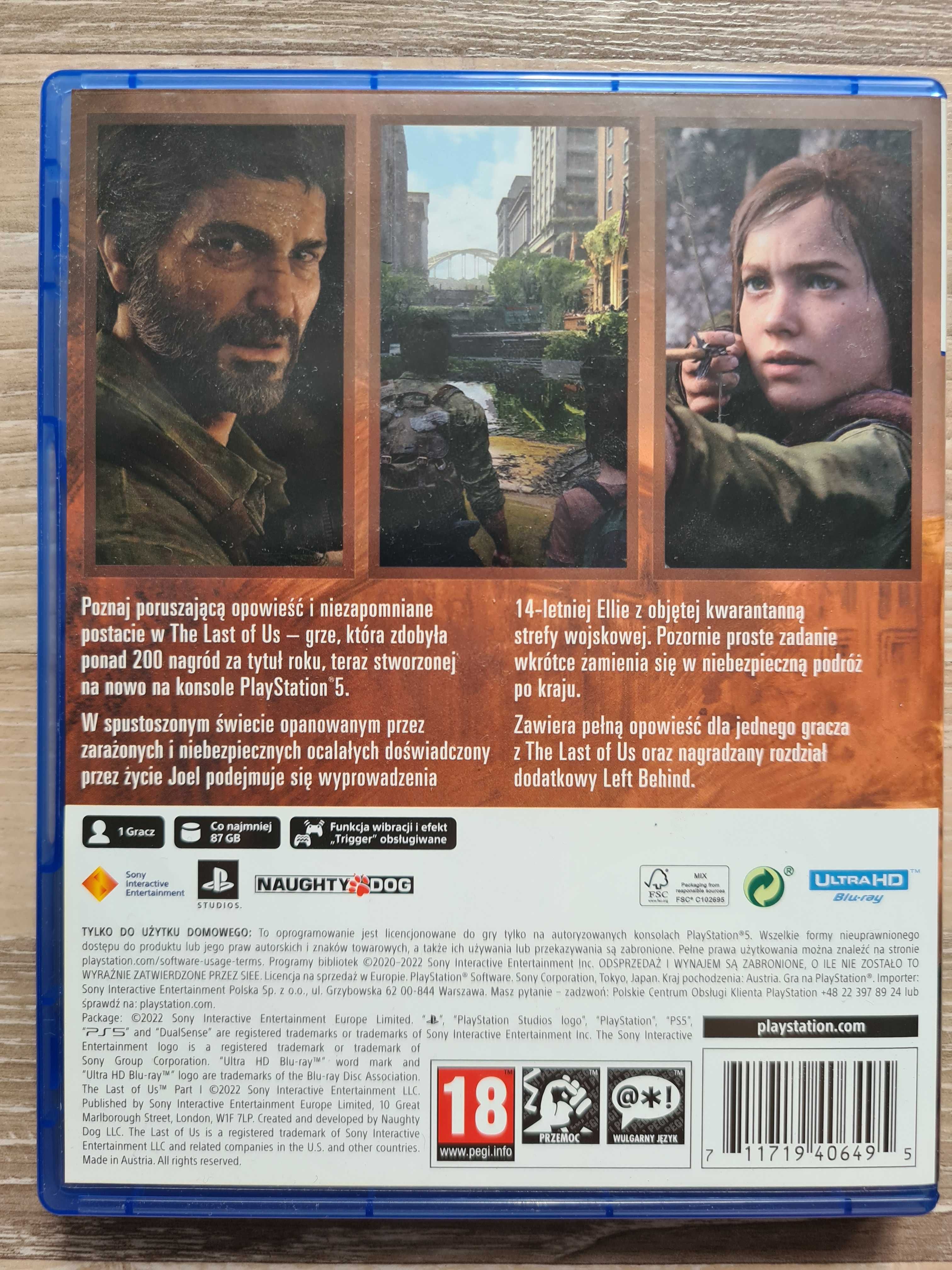 Gra The Last of us PS5