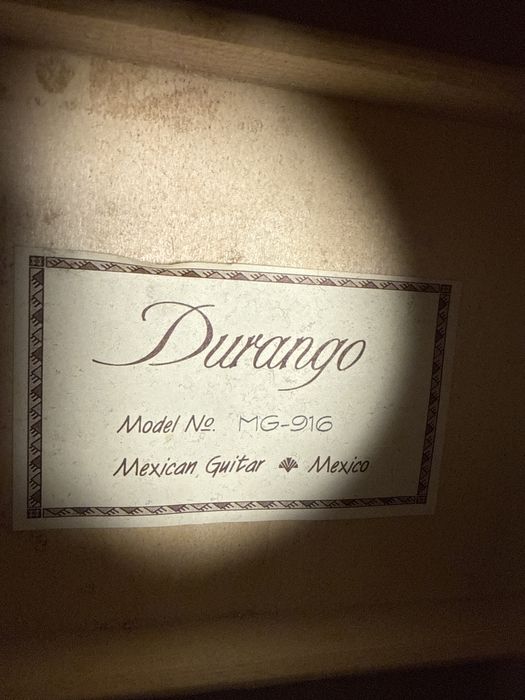 Gitara klasyczna durango MG-916