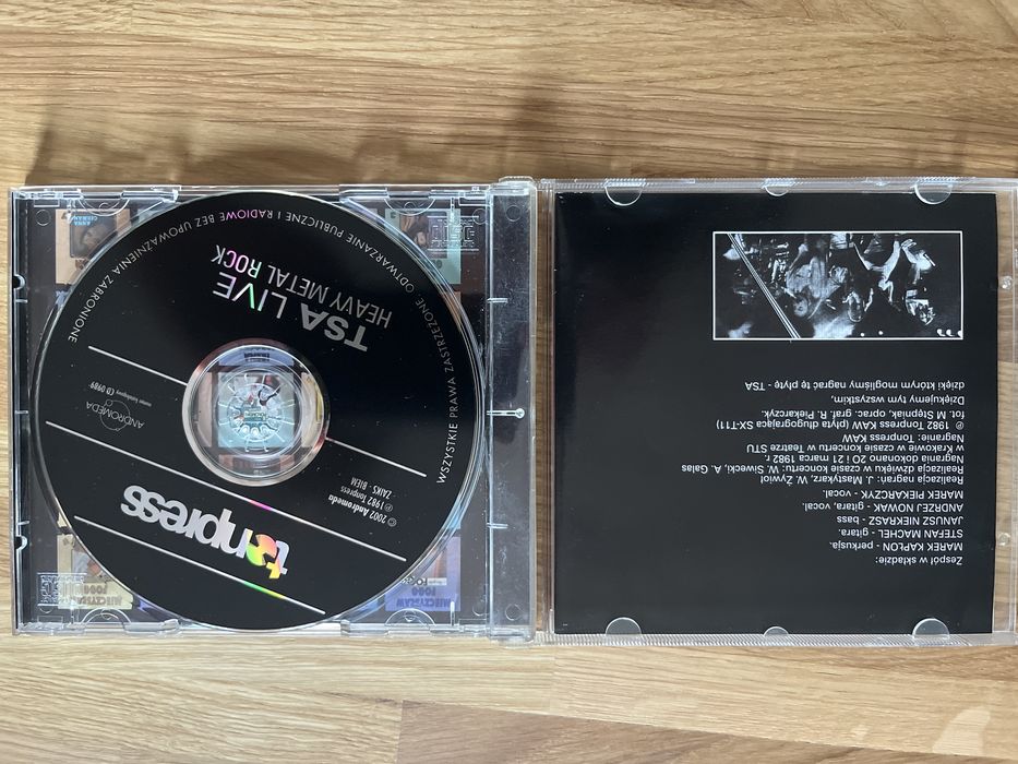 TSA - Live -  Heavy Metal Rock - CD