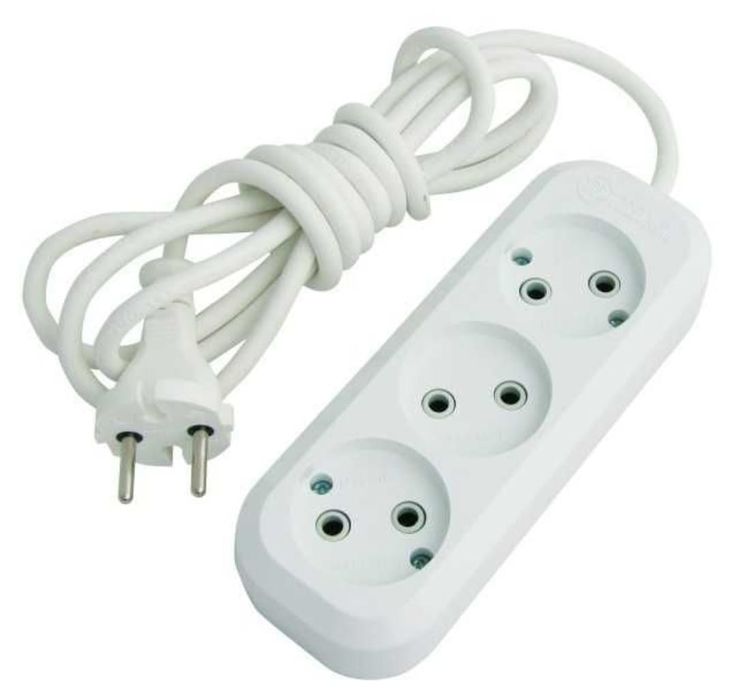 Сетевой удлинитель , фильтр, на 5 розетки с выключателем 5 метров 220В