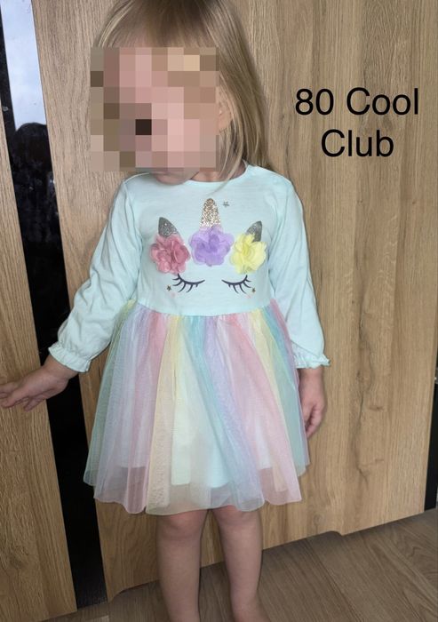 Sukienka opaska rajstopy 80 cool club