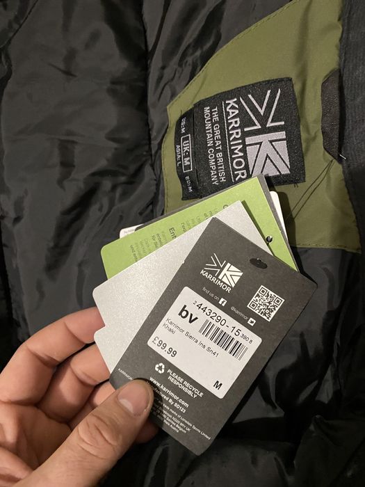 Оригинал karrimor thermolite gore-tex 10000 outdoor мембранна куртка М