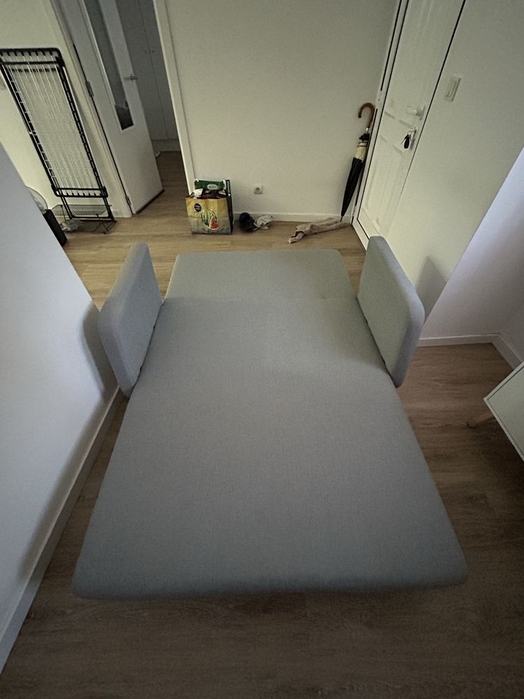 Sofá-cama cinzento La Redoute