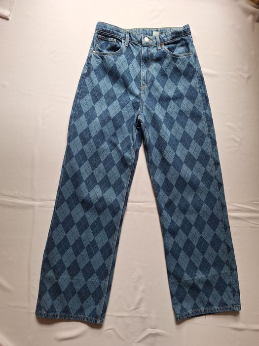 Wide leg spodnie  jeans z szerokimi nogawkami. Nowe bez metki H&M