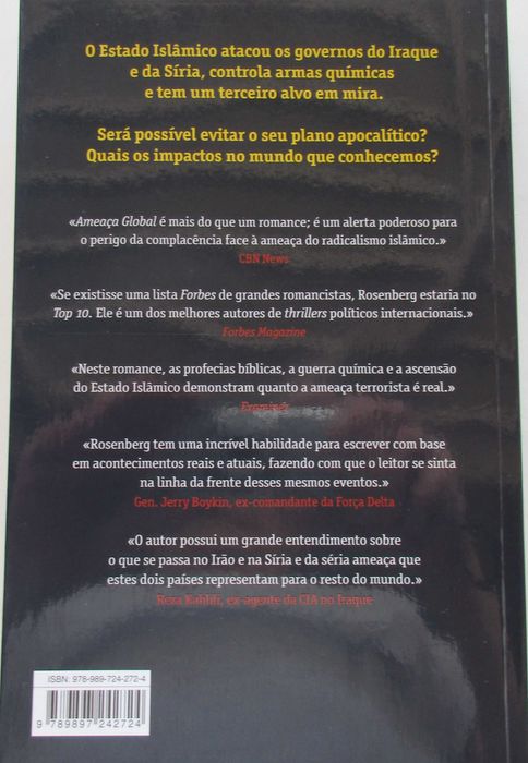 Joel C. Rosenberg - - - Ameaça Global - - - - - Livro