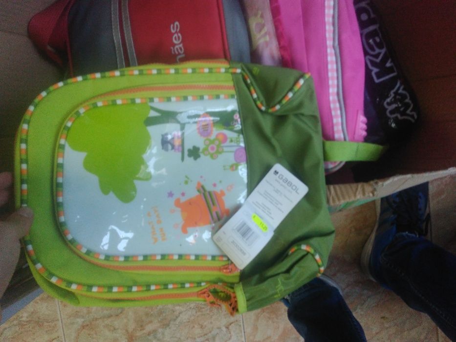 Mochilas Escolares, pré-escolar e de desporto NOVAS