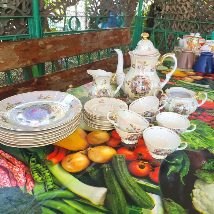 Набор Мадонна кофейный перламутровый