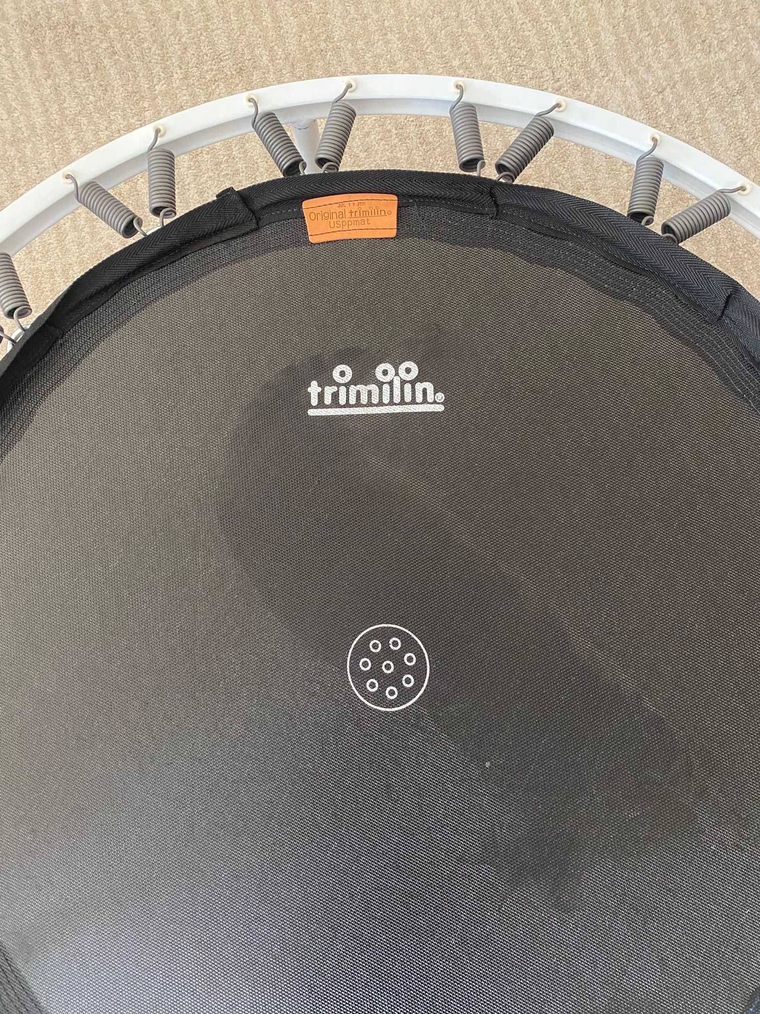 trampolim seminovo trimilin profissional