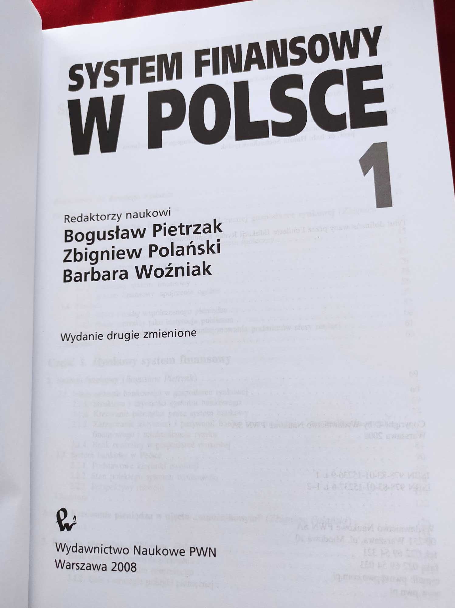 System Finansowy w Polsce 1 PWN Pietrzak Polański