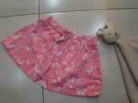 Pepco So Cute różowa spódniczka motyle r. 74 cm 6-9m.