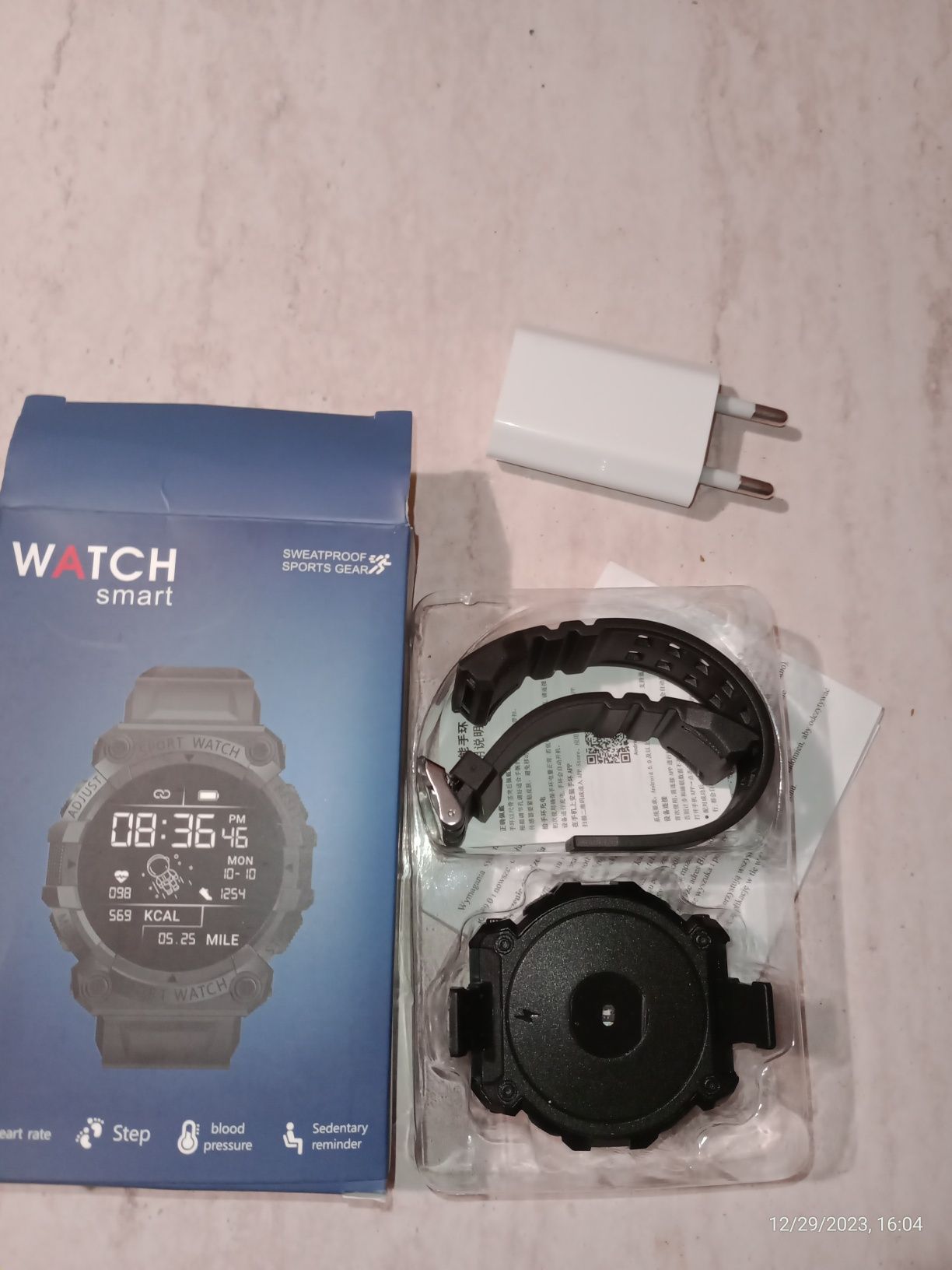 Smartwatch FitPro + Ładowarka