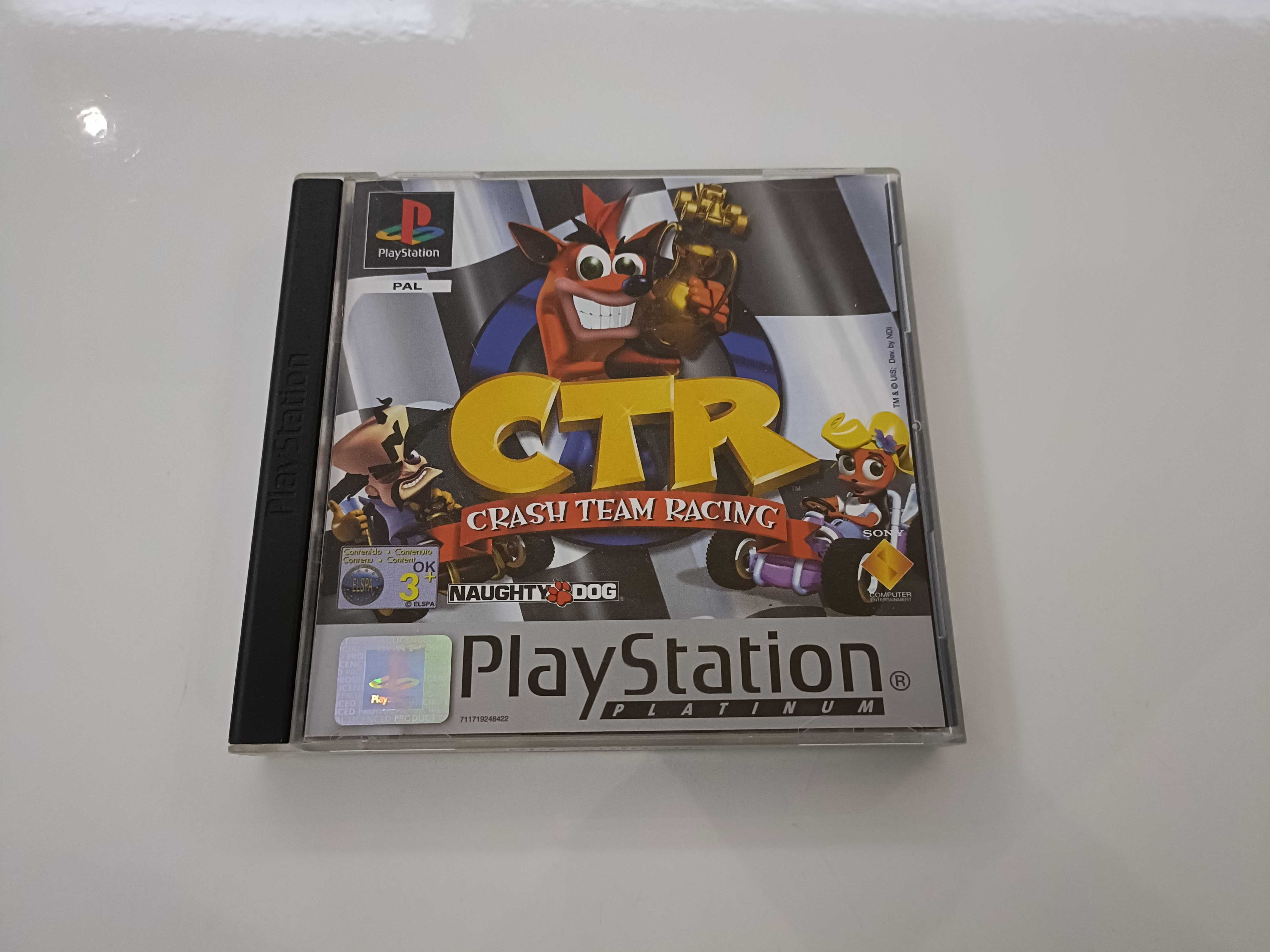 Gra CTR Crash Team Racing PS1 PSX Komplet