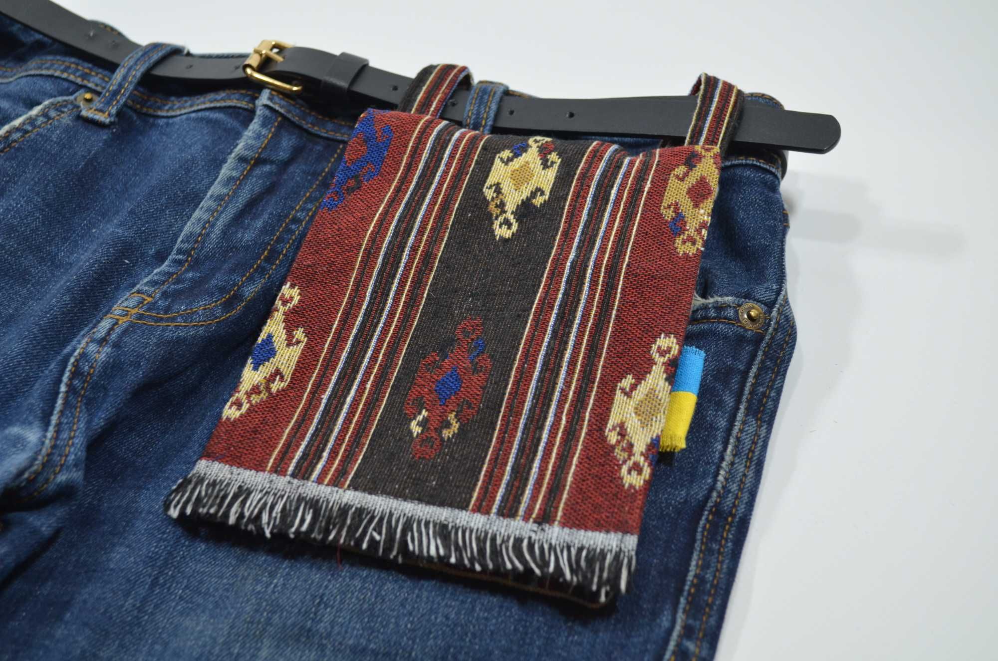 Напоясна жіноча сумка-гаманець "Гаман гобеленовий Е "