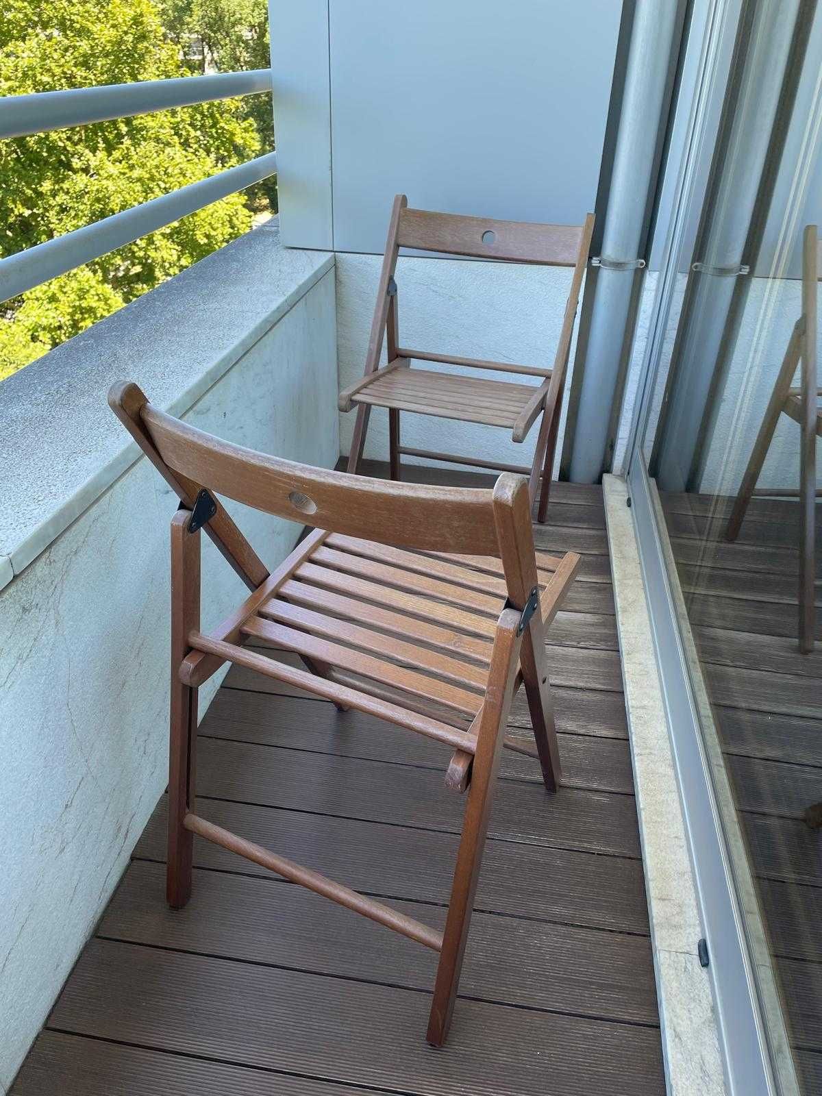 Cadeiras madeira para exterior IKEA