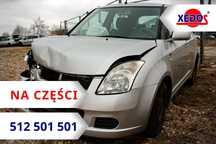 Suzuki Swift 2007 1.3DDiS Z13DT HB5D (MASKA, ZDERZAK, LAMPA, BŁOTNIK, DRZWI, SZYBA, FOTEL)