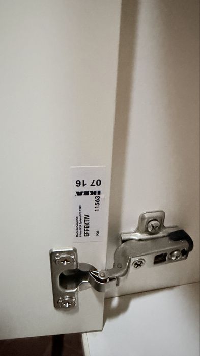 Movel de parede branco IKEA EFFEKTIV