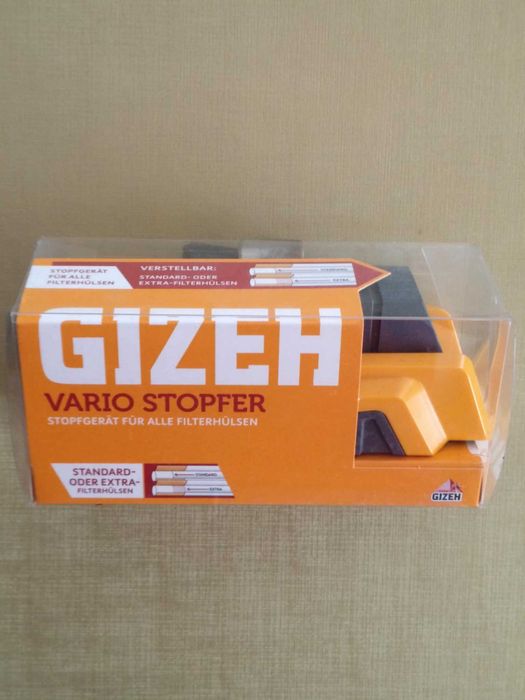 Máquina de entubar tabaco, filtro normal e filtro comprido, GIZEH