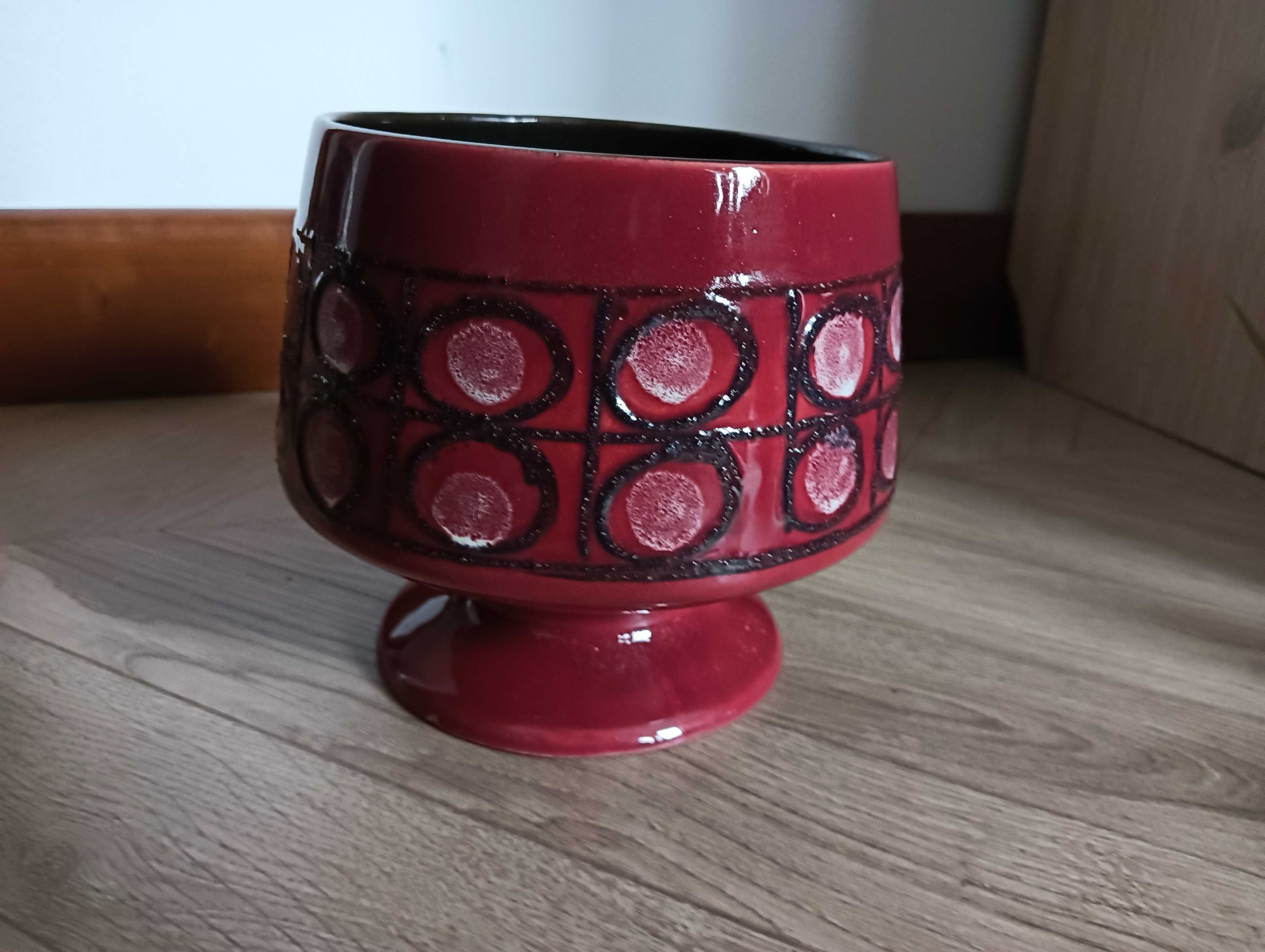 Doniczka ceramiczna kielich osłonka Strehla