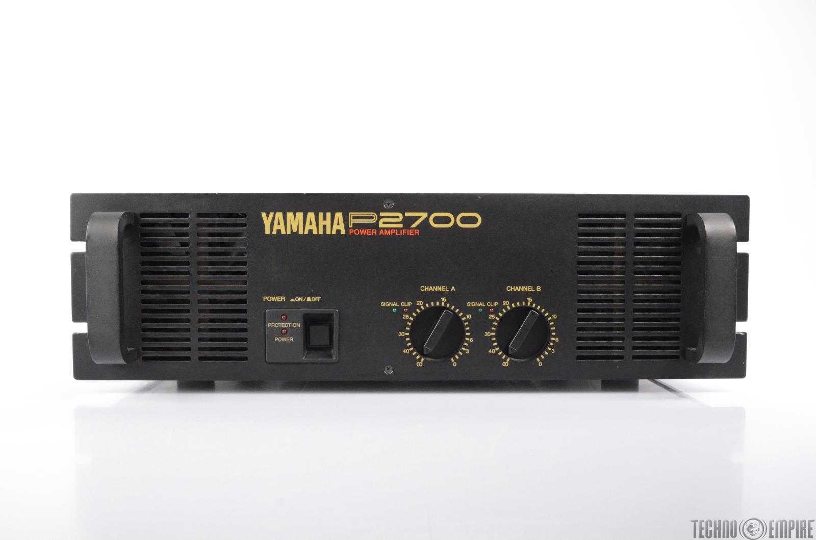 Yamaha P2700 Amplificador de potência a 2700w RMS a 2 Ohms,