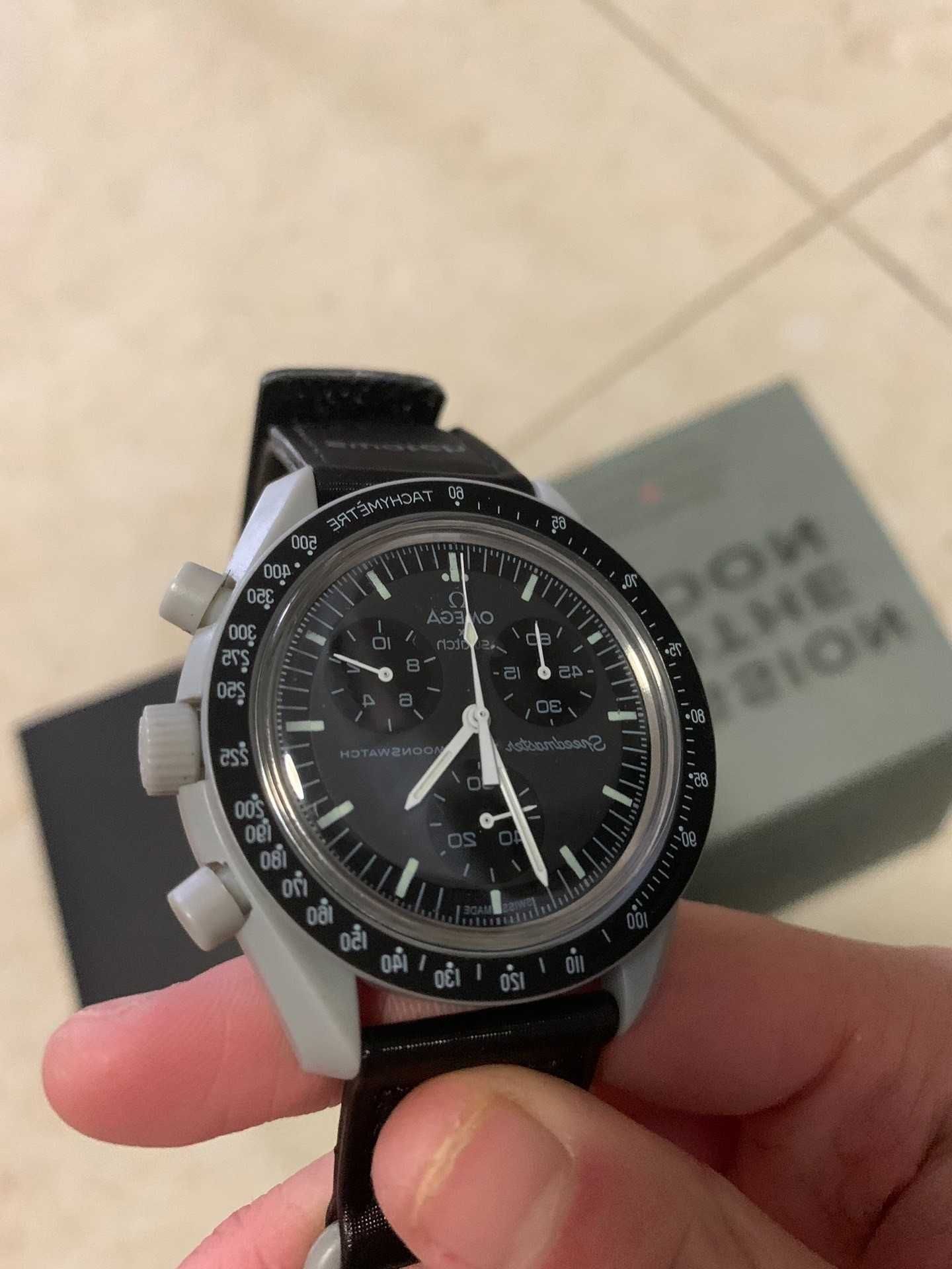 Omega x Swatch Księżyc SO33M100 - dobry stan