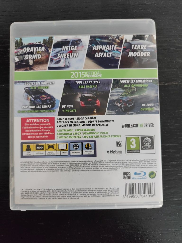 Gra WRC 5 na Ps3