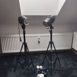 Lampy błyskowe studyjne komplet freepower