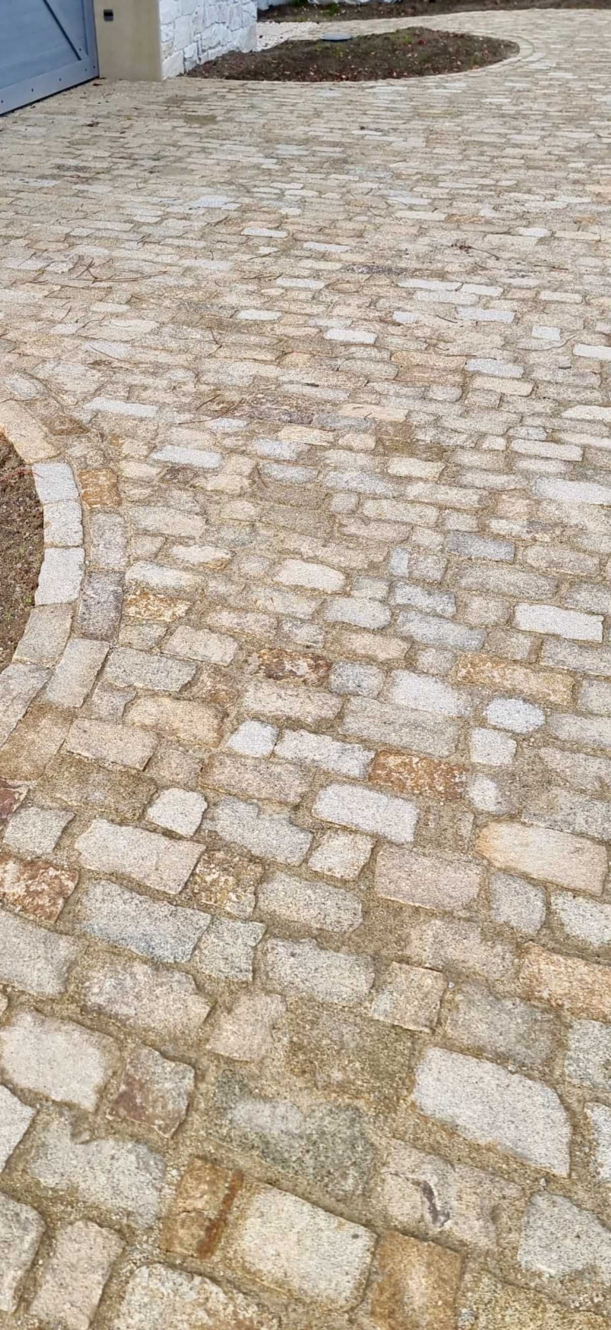 Kostka granitowa żółta