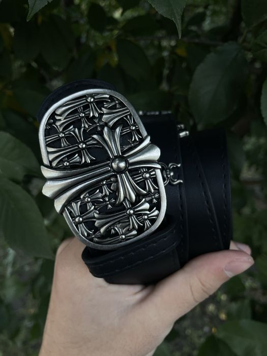 Ремінь Chrome Hearts | Шкіряний ремінь