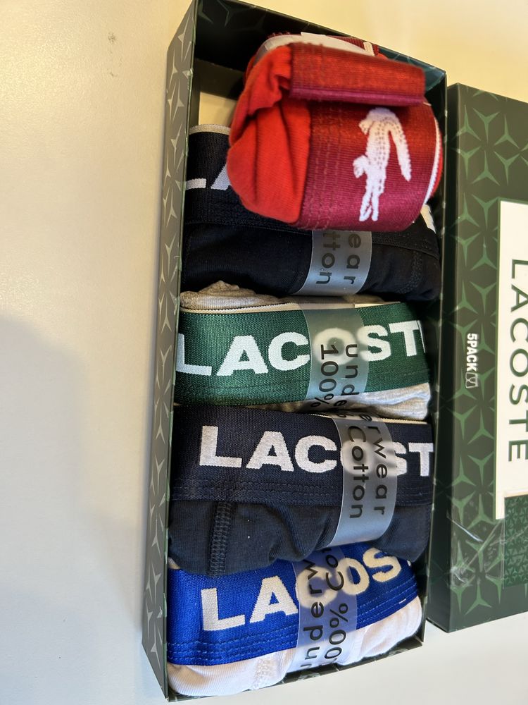Zestaw bokserek męskich Lacoste rozmiar 2XL