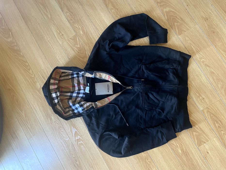 Burberry Zip Up Hoodie