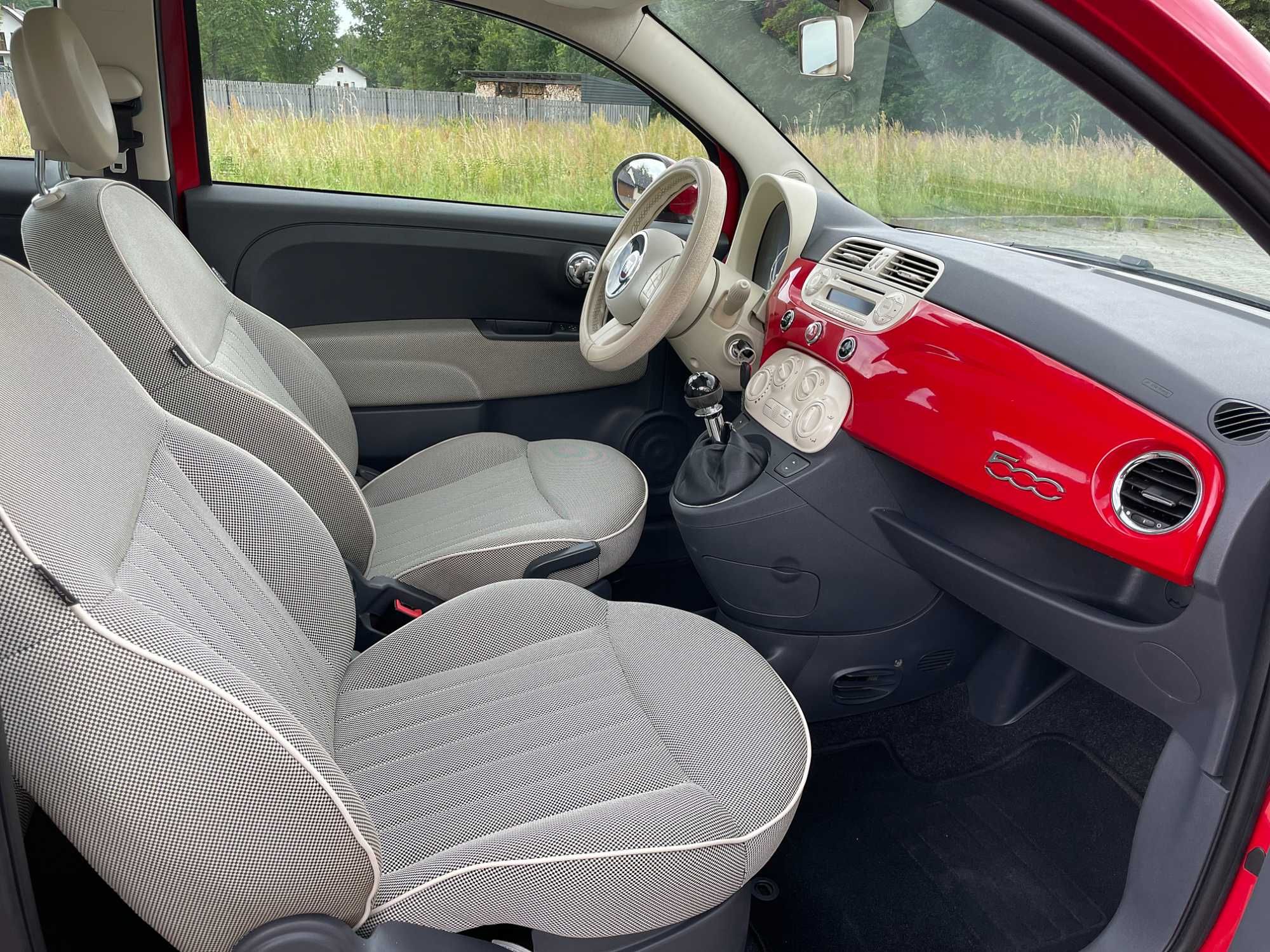 Fiat 500 06.2009 1.2 8V # KLIMATYZACJA # EL. SZYBY # Szklany Dach #
