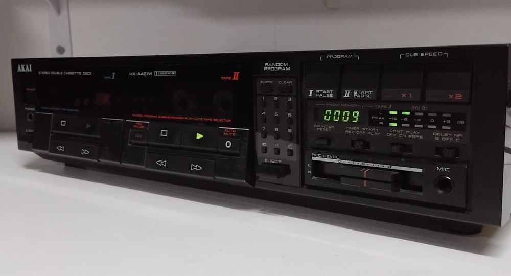 AKAI deck cassettes HX-A451W