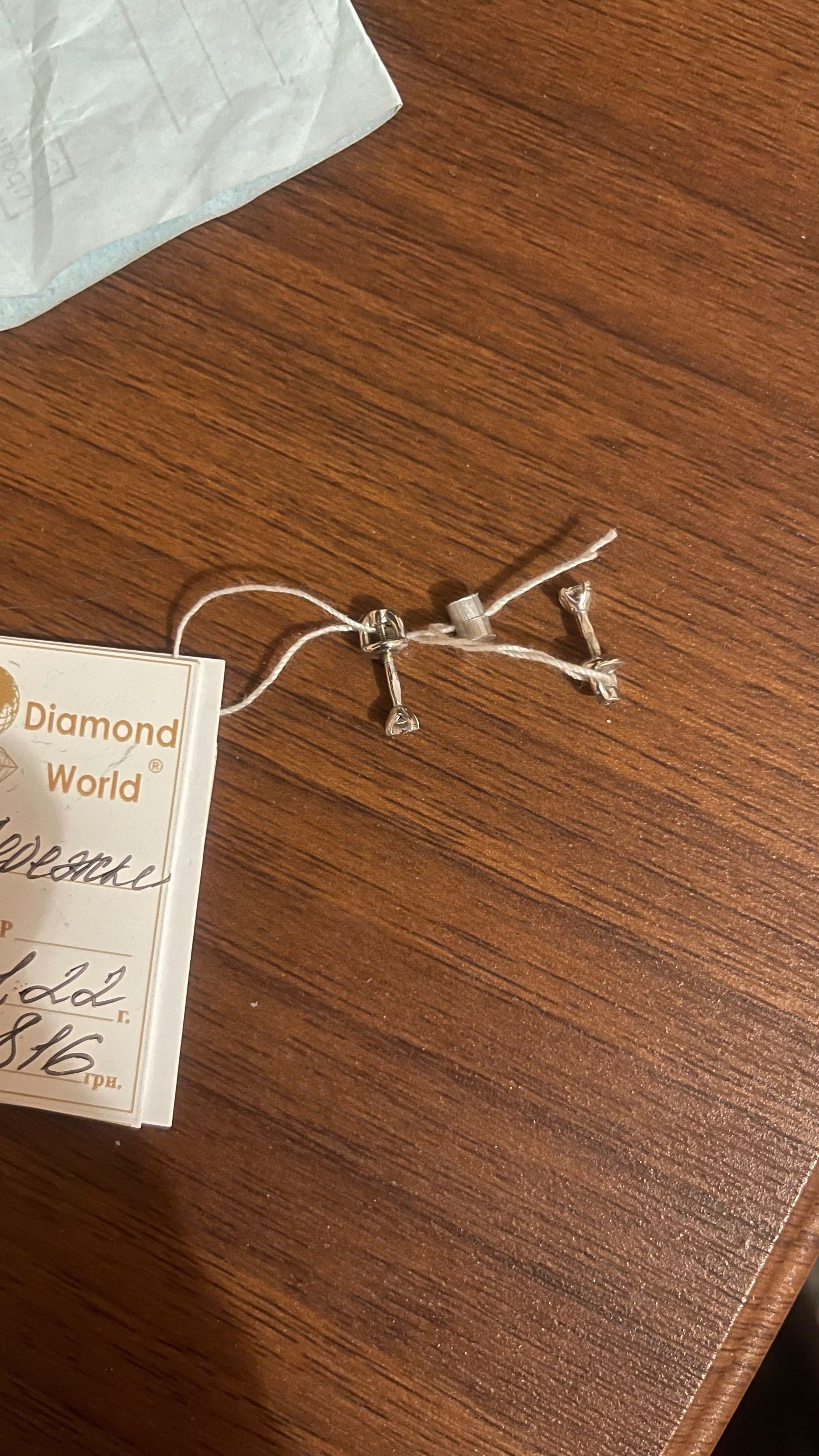 Продам новые серебряные серёжки