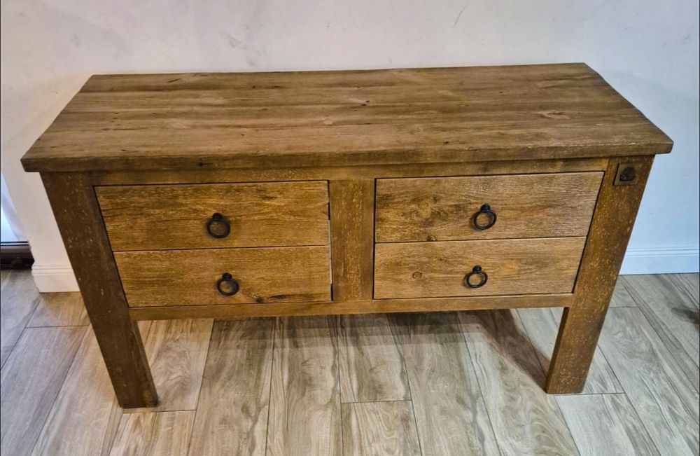 Szafka pod umywalkę/komoda stare drewno, loft, boho, rustykalna, retro
