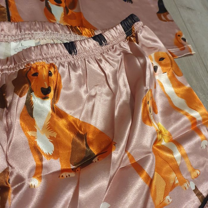 Piżama piżamka pieski psy rozmiar L 40 nowa