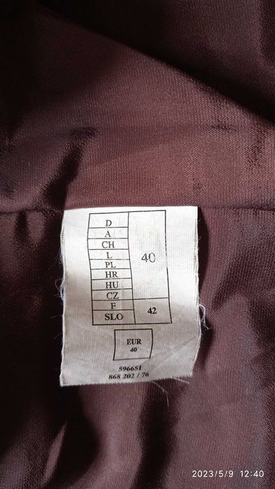 Куртка-пиджак женский, натуральная кожа, р.46, M