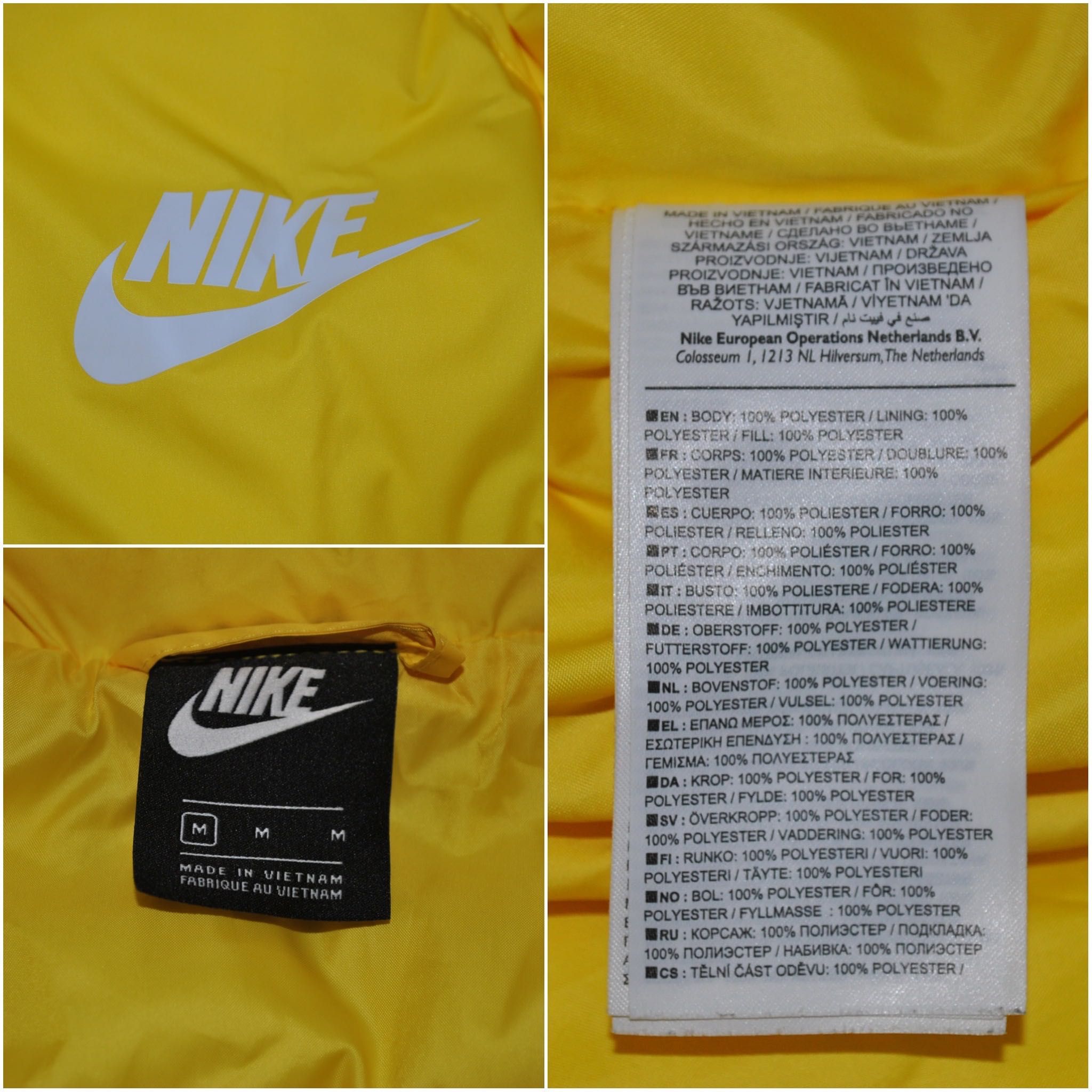 Куртка Nike пуховик жіноча яскрава