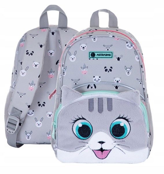 Pluszowy Kotek Plecak Wycieczkowy Do Przedszkola Dla Dziewczynki 6640