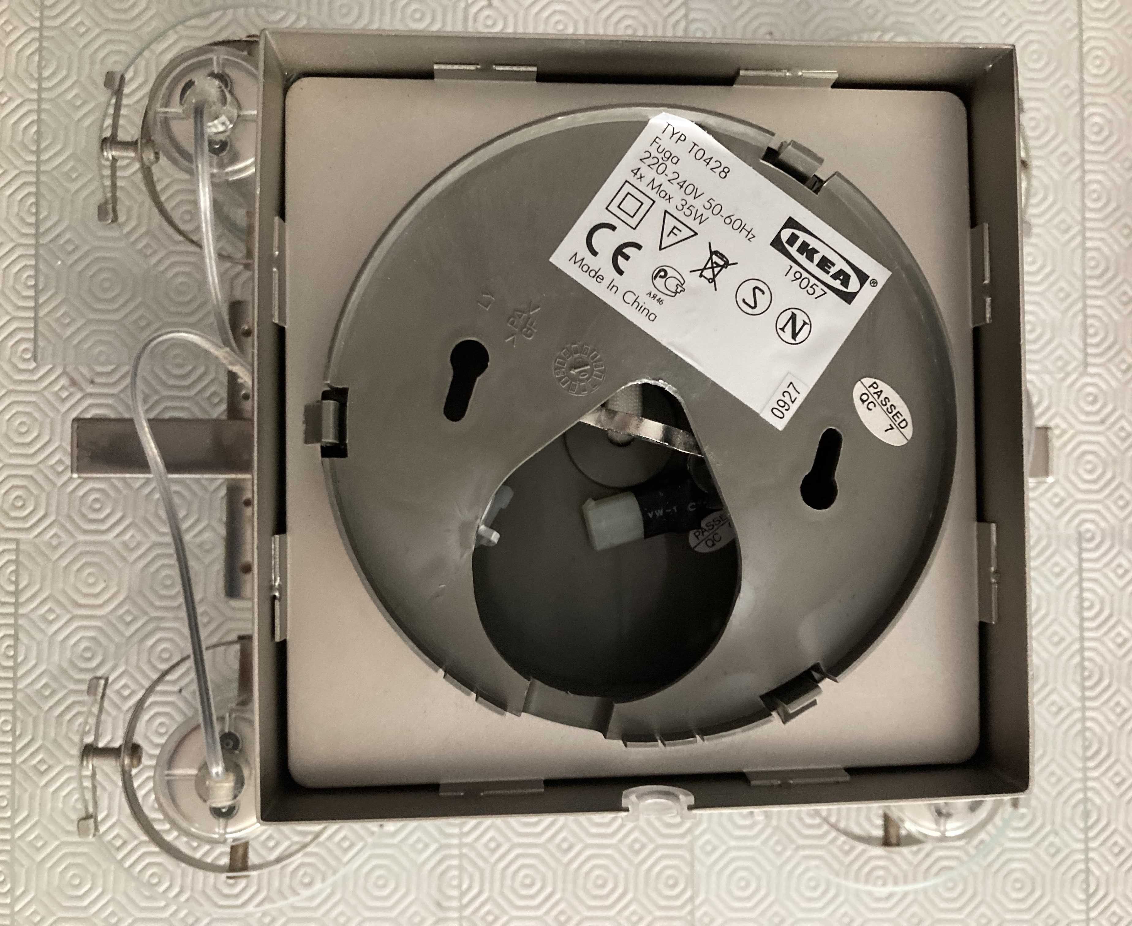 Candeeiro de teto IKEA FUGA T1111 - 4 Focos