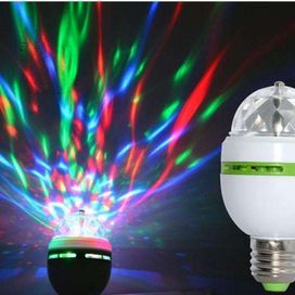lâmpada de cristal rotativa LED
