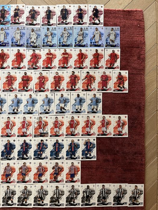 Karty Piłkarskie Match Attax - 124 sztuki