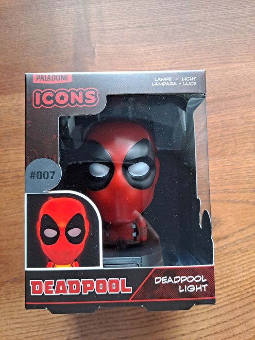 Deadpool light Marvel lampka