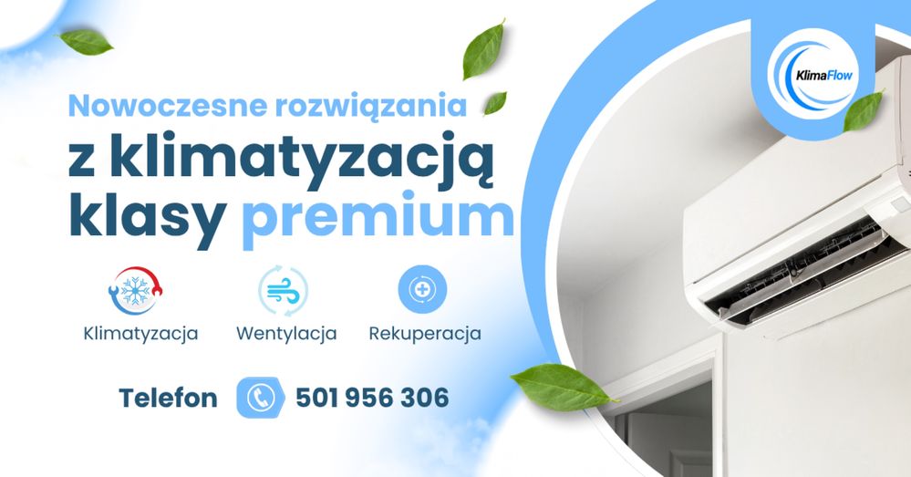 Klimatyzacja Wentylacja Rekuperacja Montaz Serwis