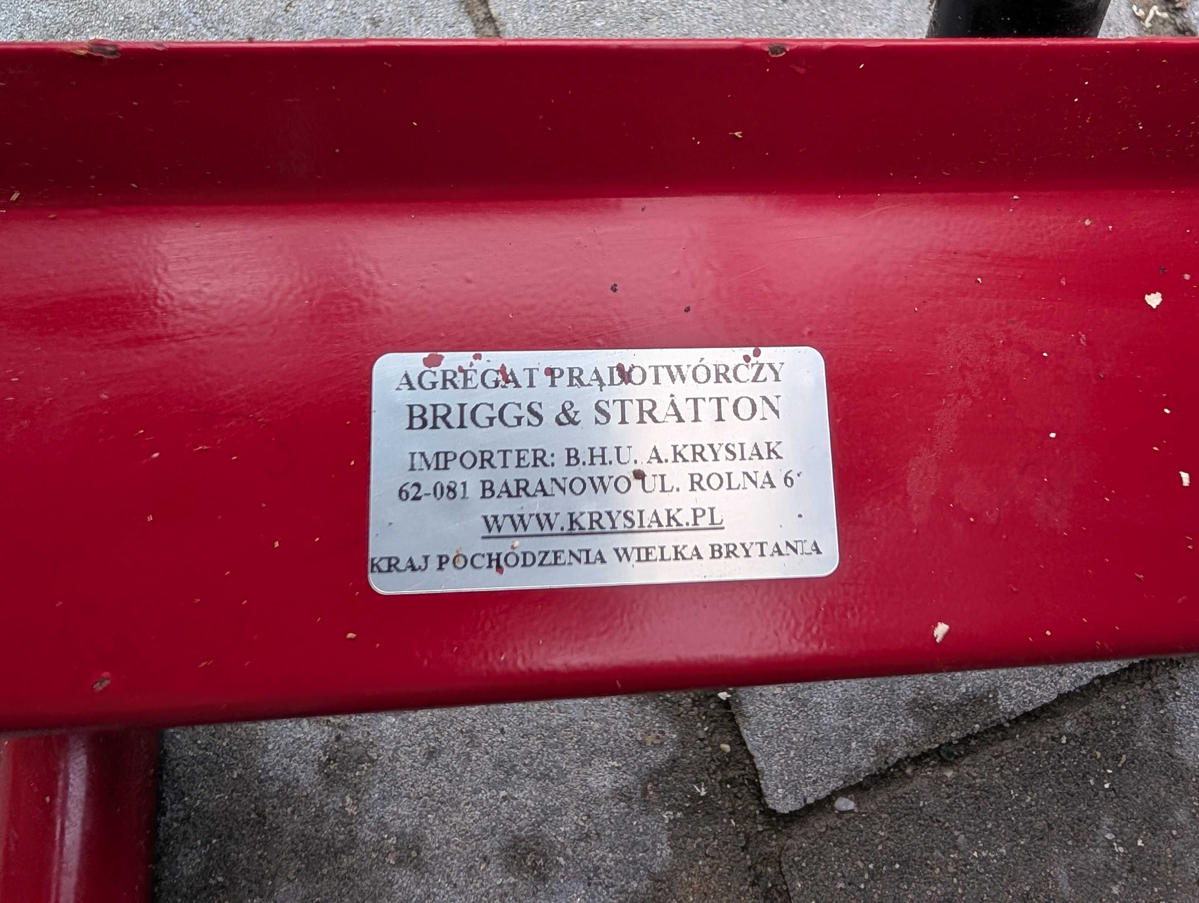 Agregat prądotwórczy 3400 Briggs & Stratton