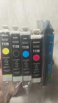 Картриджи для Epson T128 black, magenta, cyan, yellow
