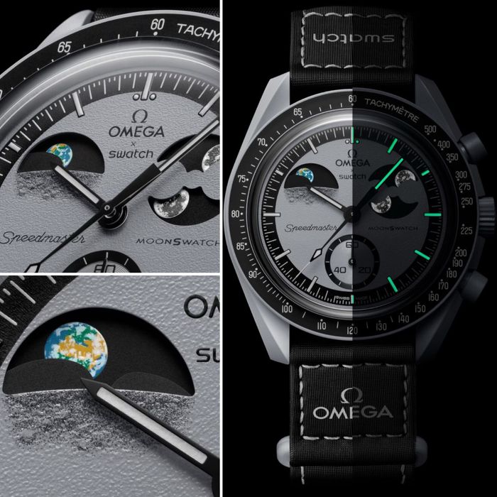 Mission to EARTHPHASE MoonSwatch OMEGA Оригинал наличие в Киеве