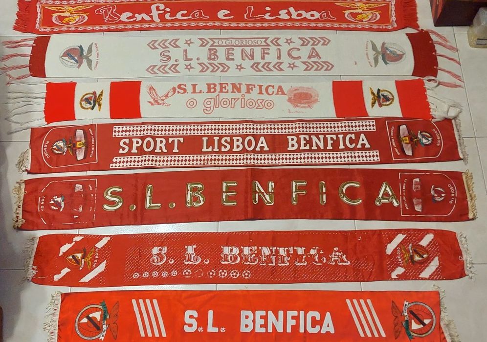 7 Cachecois do  Benfica antigos