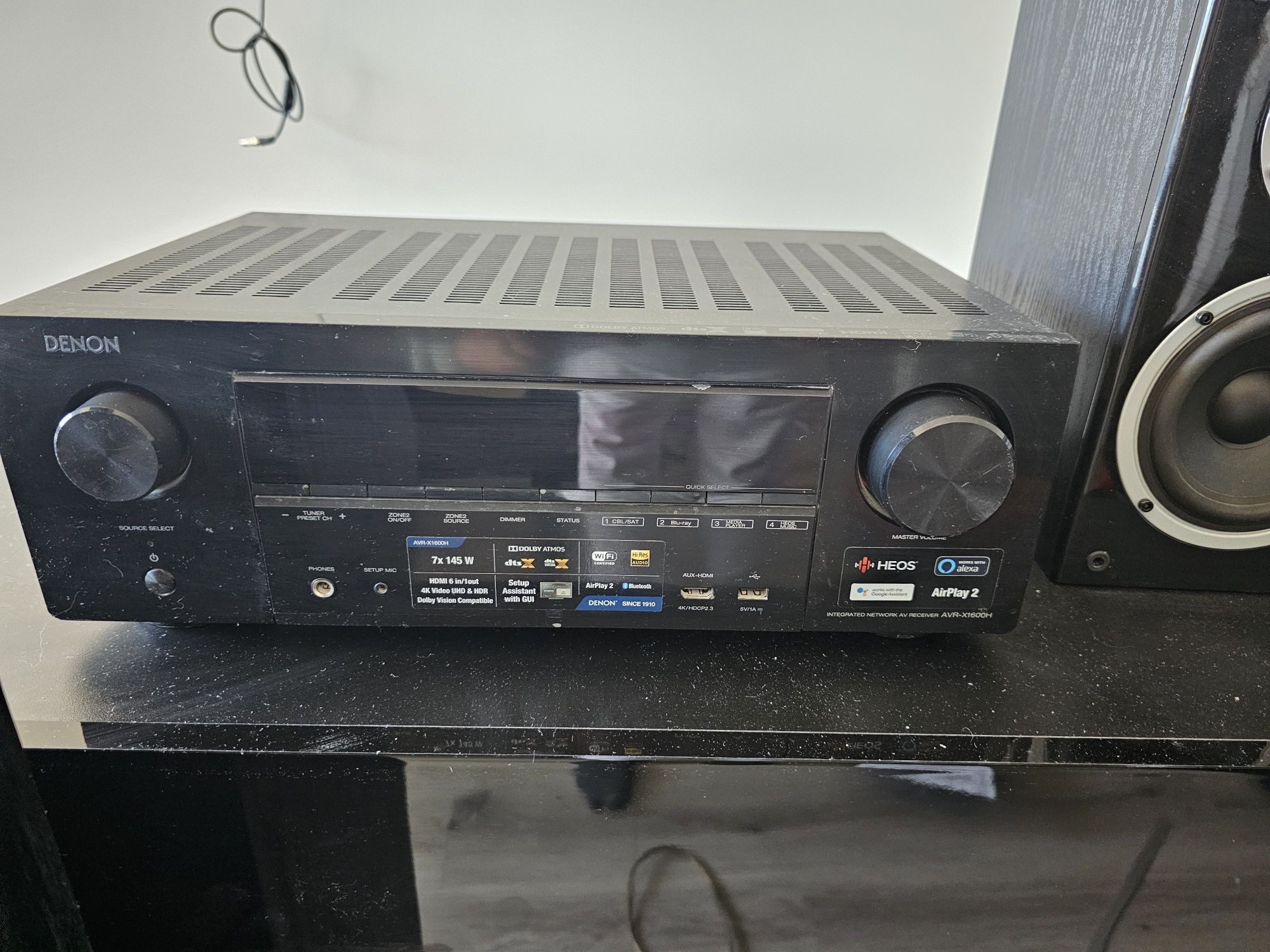 Kino domowe denon AFR-X1600H plus głośniki Wilson 5,1 plus subufersu9b