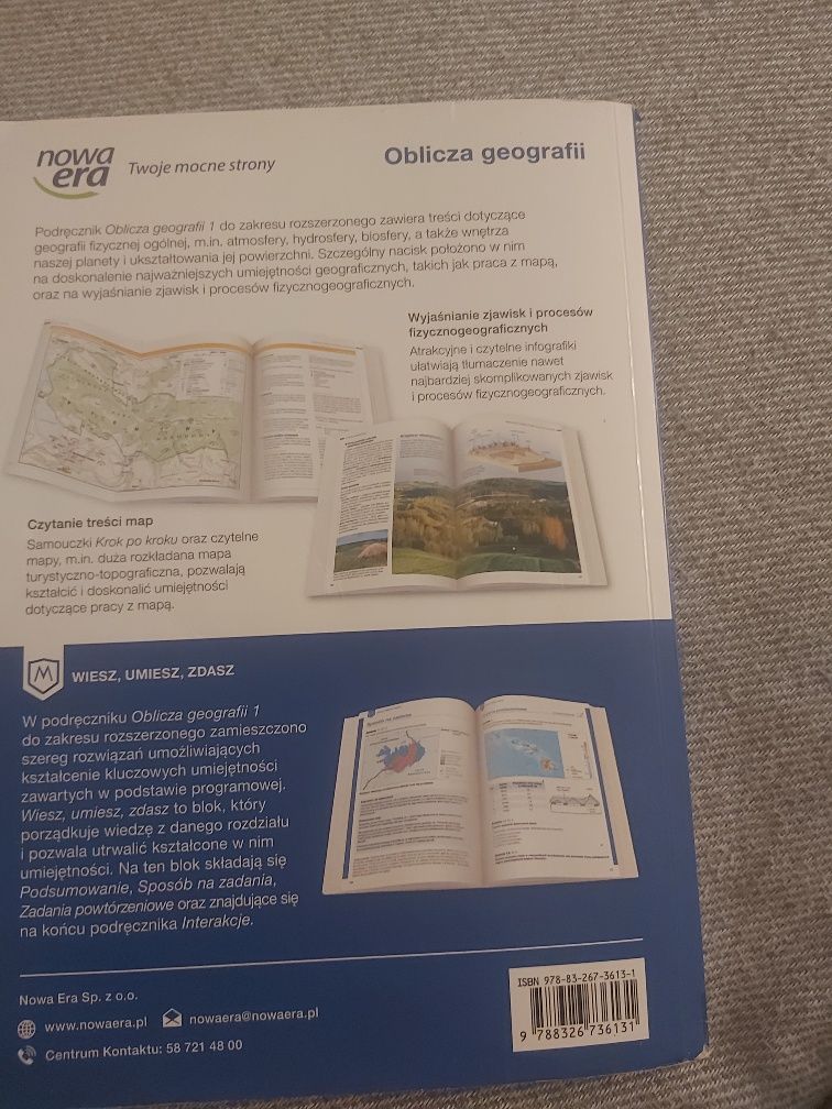 Podręcznik od Geografii klasa 1